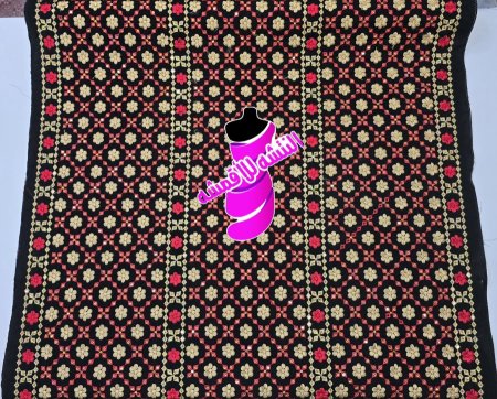 تطريز فلسطيني مع برق