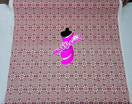 تطريز فلسطيني تراثي  ابيض