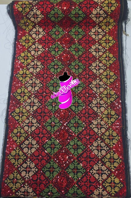 تطريز تراثي مع برق